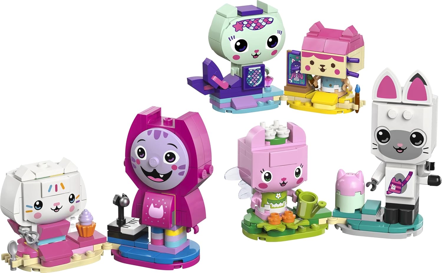Lego 11215 Gabby Dollhouse, Gabby Cat Friend, Toy, Birthday, Present, Blocks, Education, Girls, Boys, Kids, 6, 7, 8, 9, Animal, Creature, Interior, Fashionable