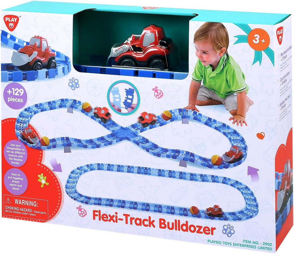 Playgo Flexi-Track Bulldozer Activity Toy, Multi