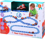 Playgo Flexi-Track Bulldozer Activity Toy, Multi