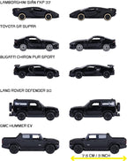 Majorette Car Set Black Edition (5 Cars)