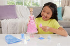 Mattel Disney Princess Toys, Cinderella Fashion Doll with 2 Looks, 9 Accessories, 2 Snap
