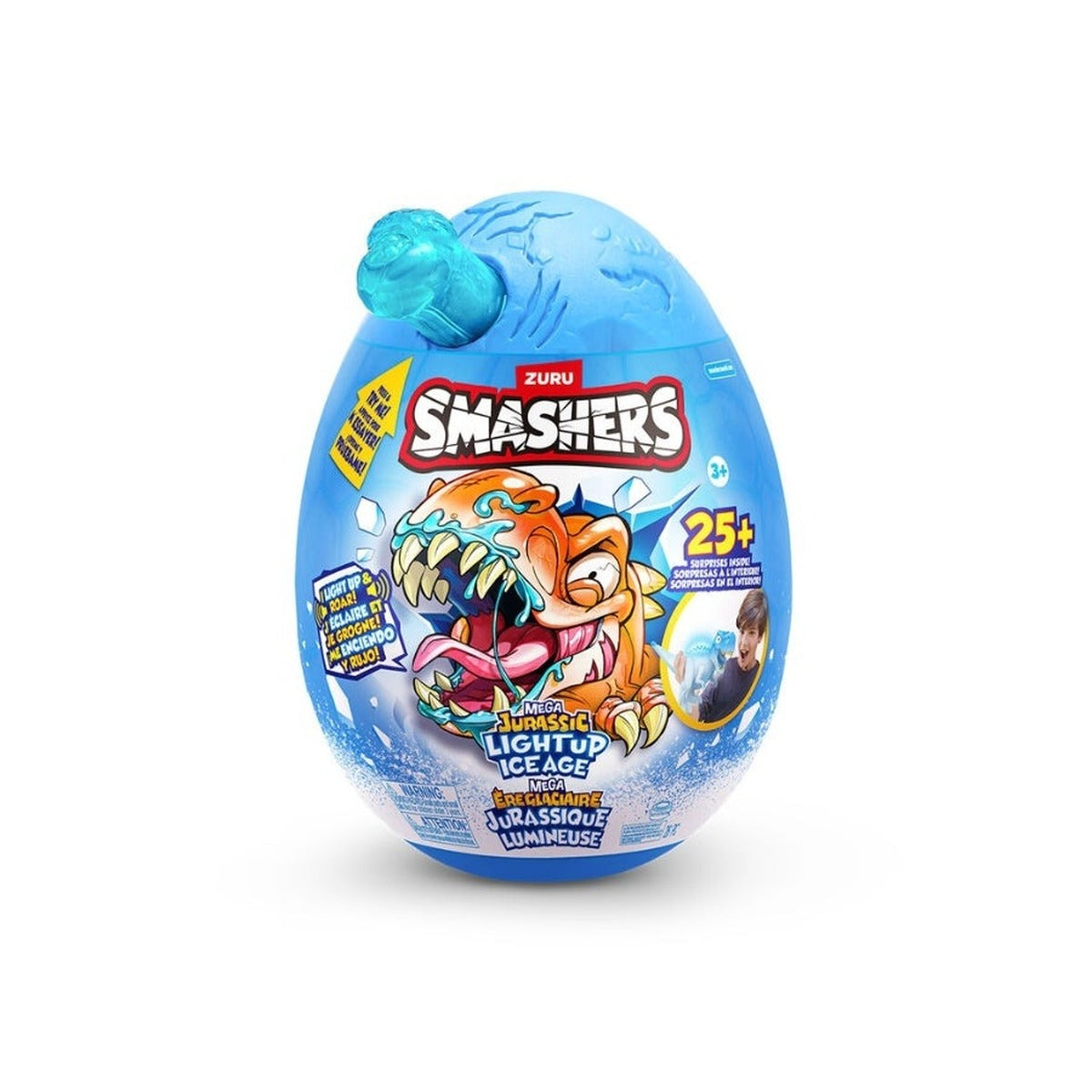 Smasher Dino Ice Age Light Up Mega Egg (S1)