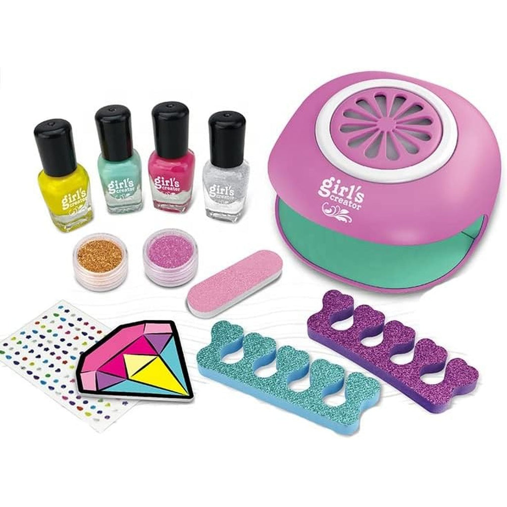 Nail Polish Set for Kids, Nail Art Studio,Pedicure and Manicure Kit Ages 3+