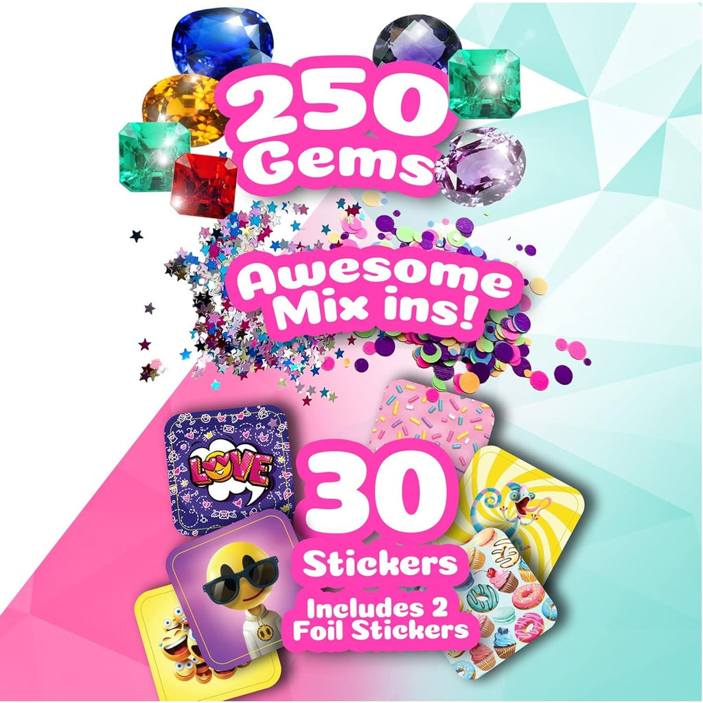 ACTIVITY KINGS ILY DIY 3D Sticker Maker – Arts & Crafts Kit for Kids Ages 6+ | Makes 30 Custom Stickers Fun & Creative Toy Gi
