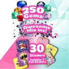 ACTIVITY KINGS ILY DIY 3D Sticker Maker – Arts & Crafts Kit for Kids Ages 6+ | Makes 30 Custom Stickers Fun & Creative Toy Gi