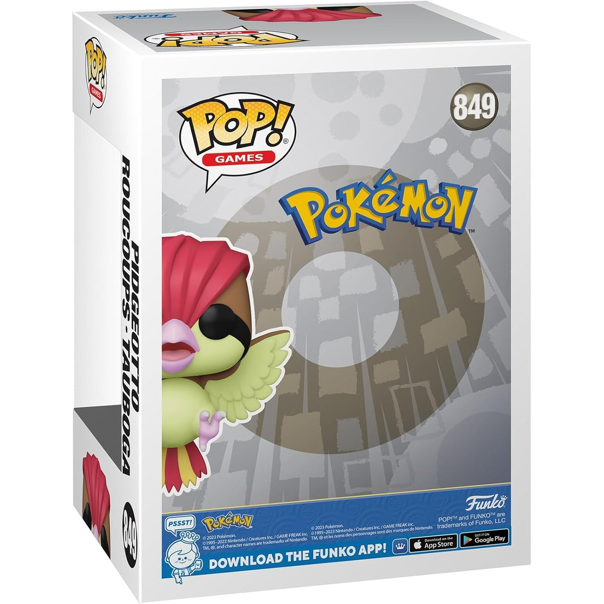Funko - Figurine Pokemon - Pidgeotto/Roucoups Pop 10cm - 0889698746311