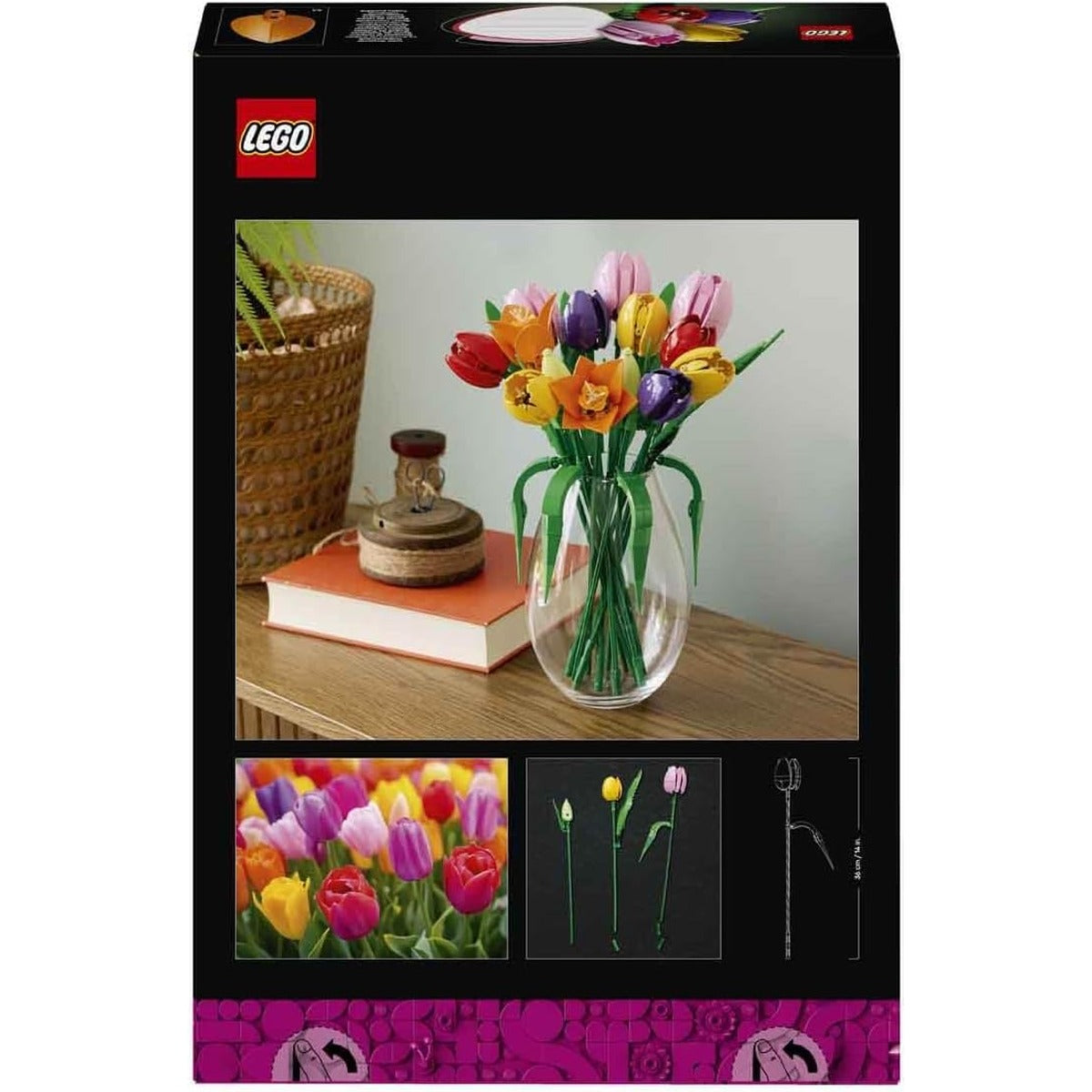 Lego 11501 Botanical Tulip Bouquet, Toy, Birthday Present, Blocks, Men's, Women's, Decorative Plants, Fake Green, Bouquets, Artificial Flowers, Decoration, Interior Decoration, Stylish