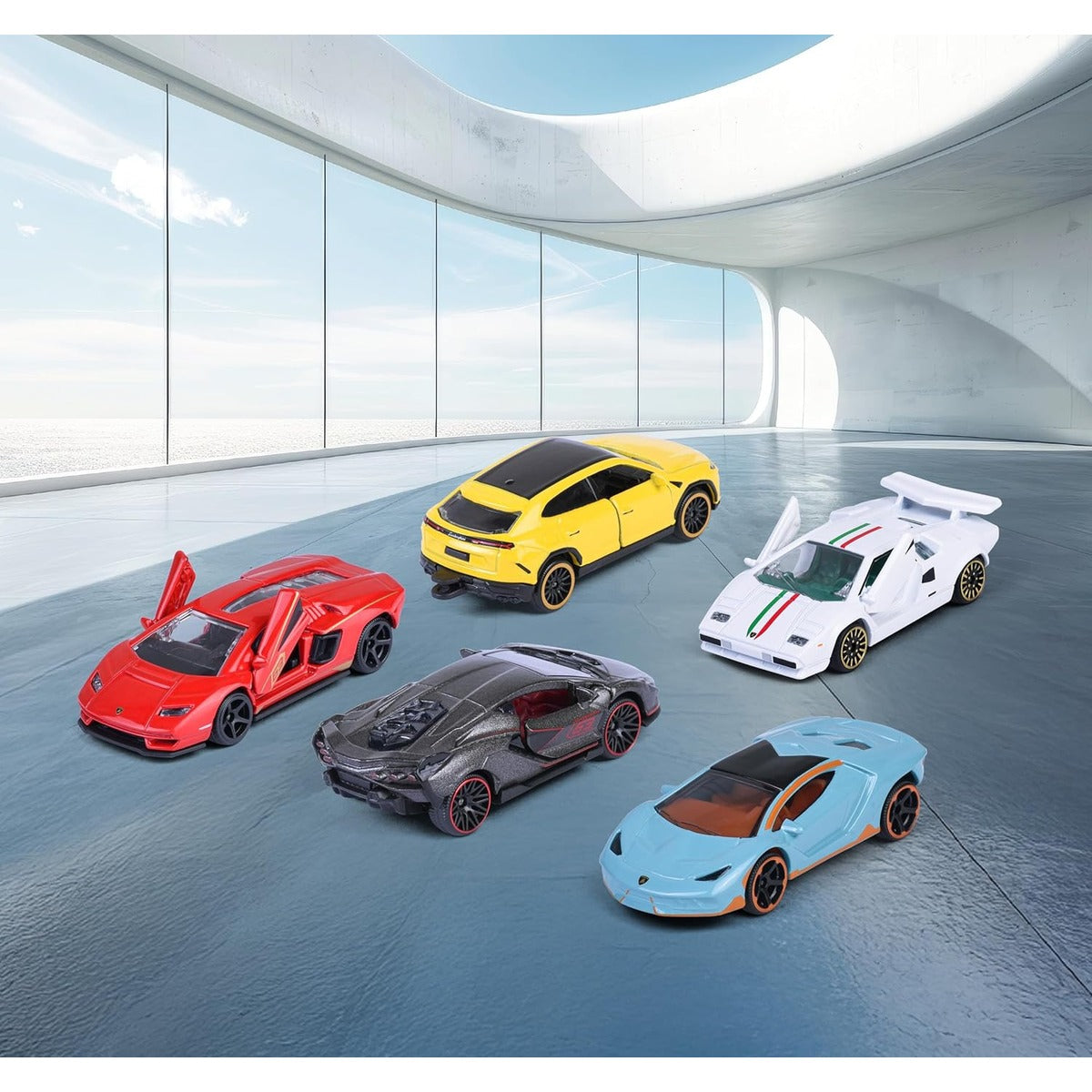 Majorette - Lamborghini 5 Pieces Giftpack - Free-wheeling Vehicles -