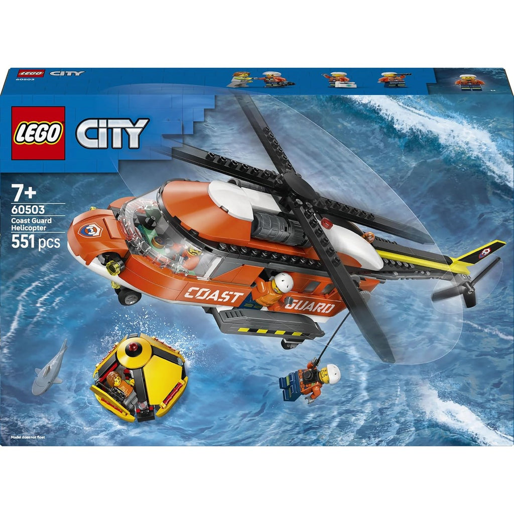 Lego City 60503 Coast Guard Helicopter Toy, Birthday Gift
