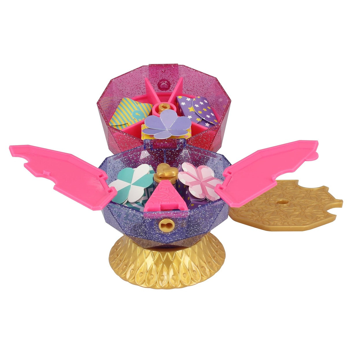 FUNLOCKETS -My Secret Jewellery Box, S21220FR1, Pink, Purple, Gold, Mini