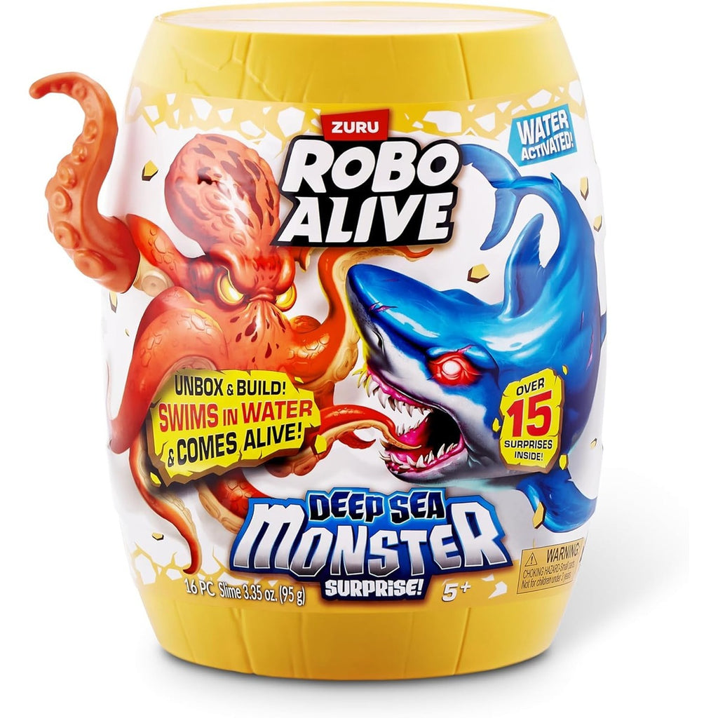 ZURU Robo Alive Deep Sea Monster Surprise Shark Figure