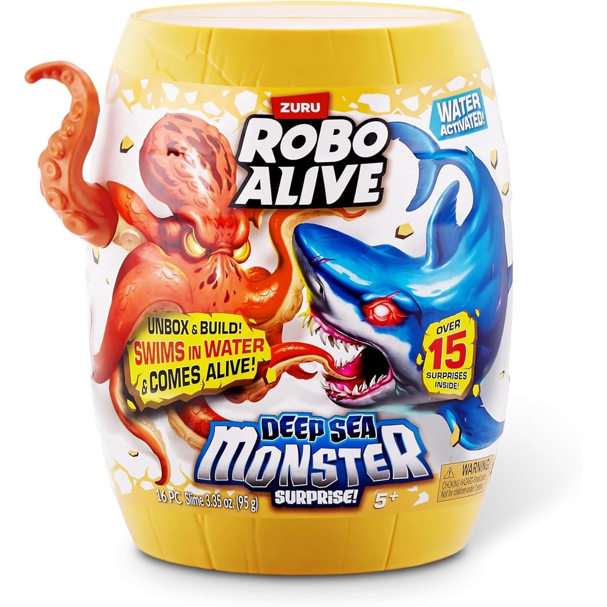 ZURU Robo Alive Deep Sea Monster Surprise Shark Figure