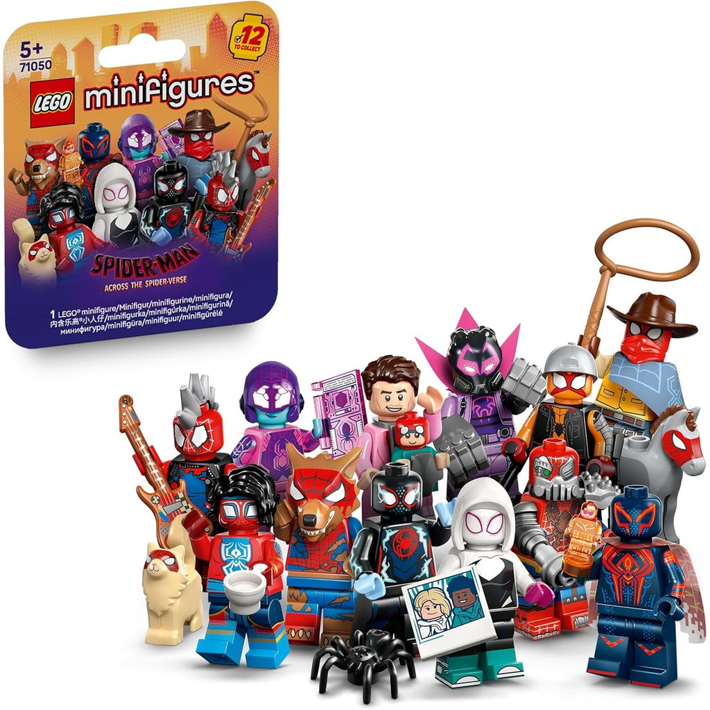 LEGO LEGO Minifigures Spider-Man: Across the Spider-Verse - Get 1 of 12 Collectible Toys with Accessories - Gift for 5+ Year 