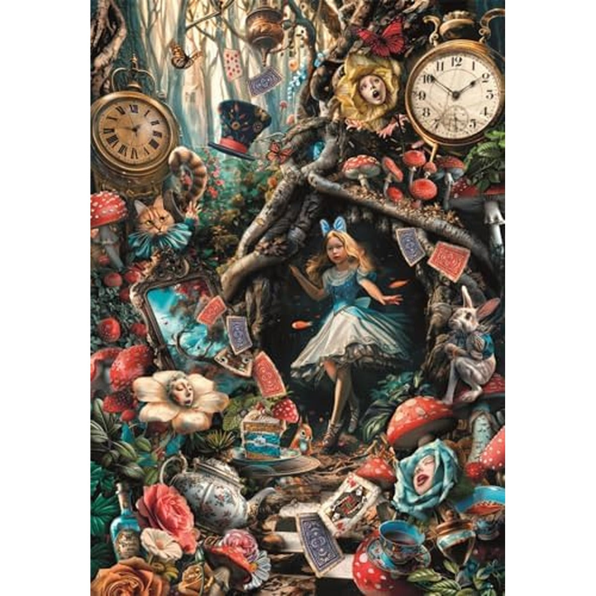 Amazon.com: Clementoni Puzzle 1000 Pieces, Another Day in Wonderland Collection, Puzzle for Adults 14-99 Years, Compact Box, Made in Italy. 39935 : Toys & Games