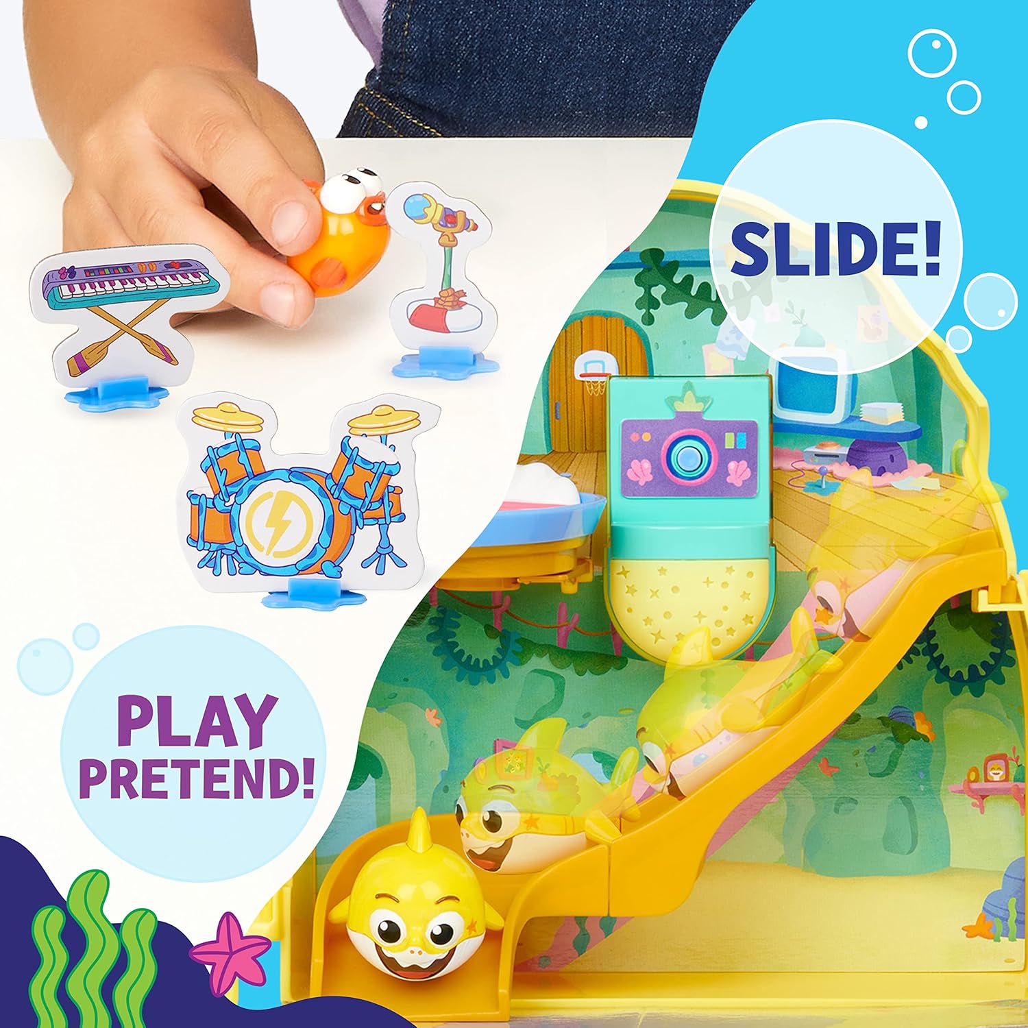 WowWee Baby Shark's Big Show! Shark House Playset