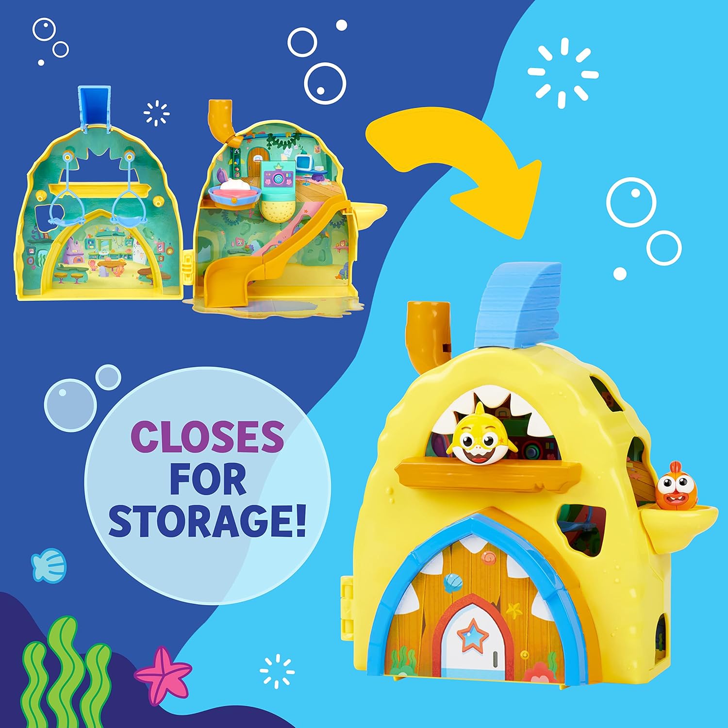 WowWee Baby Shark's Big Show! Shark House Playset