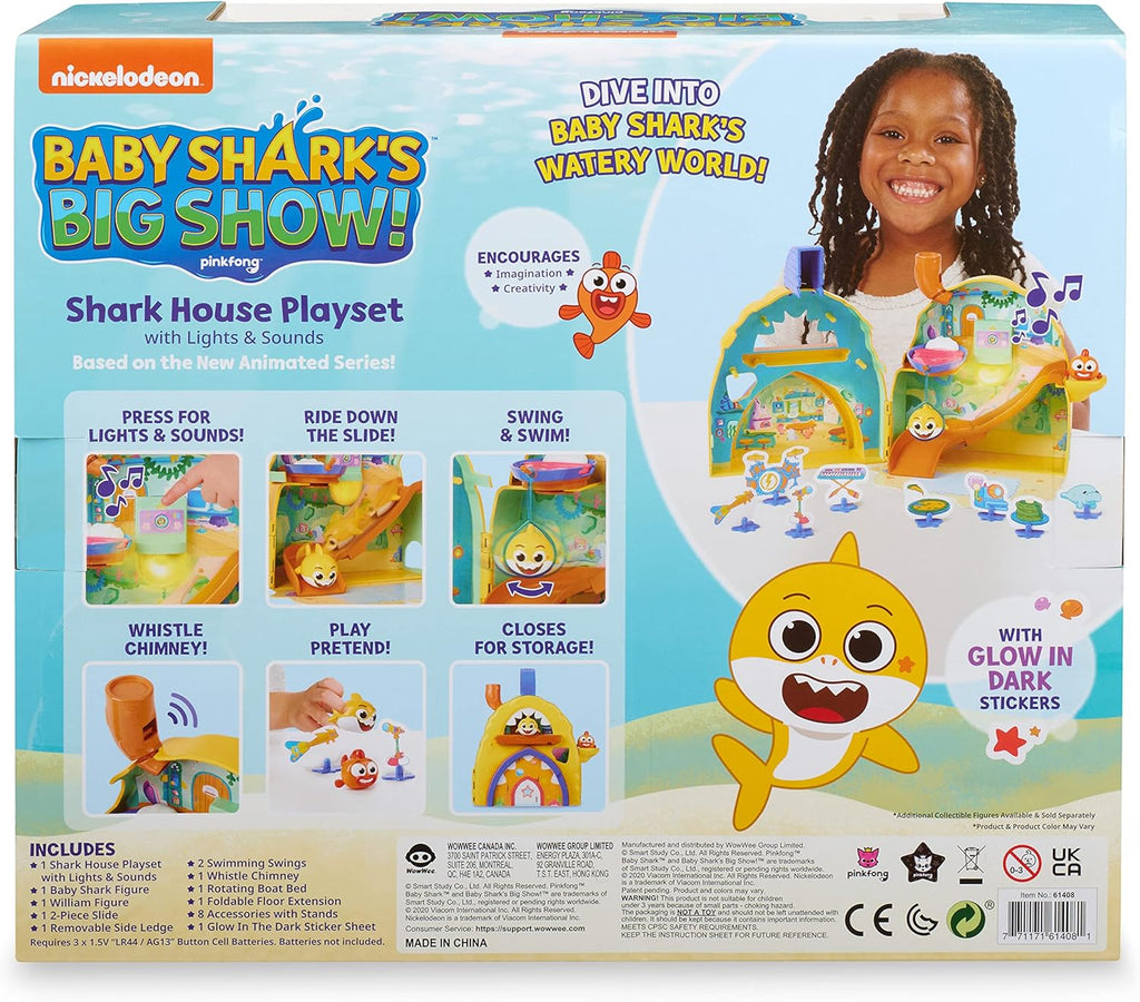 WowWee Baby Shark's Big Show! Shark House Playset