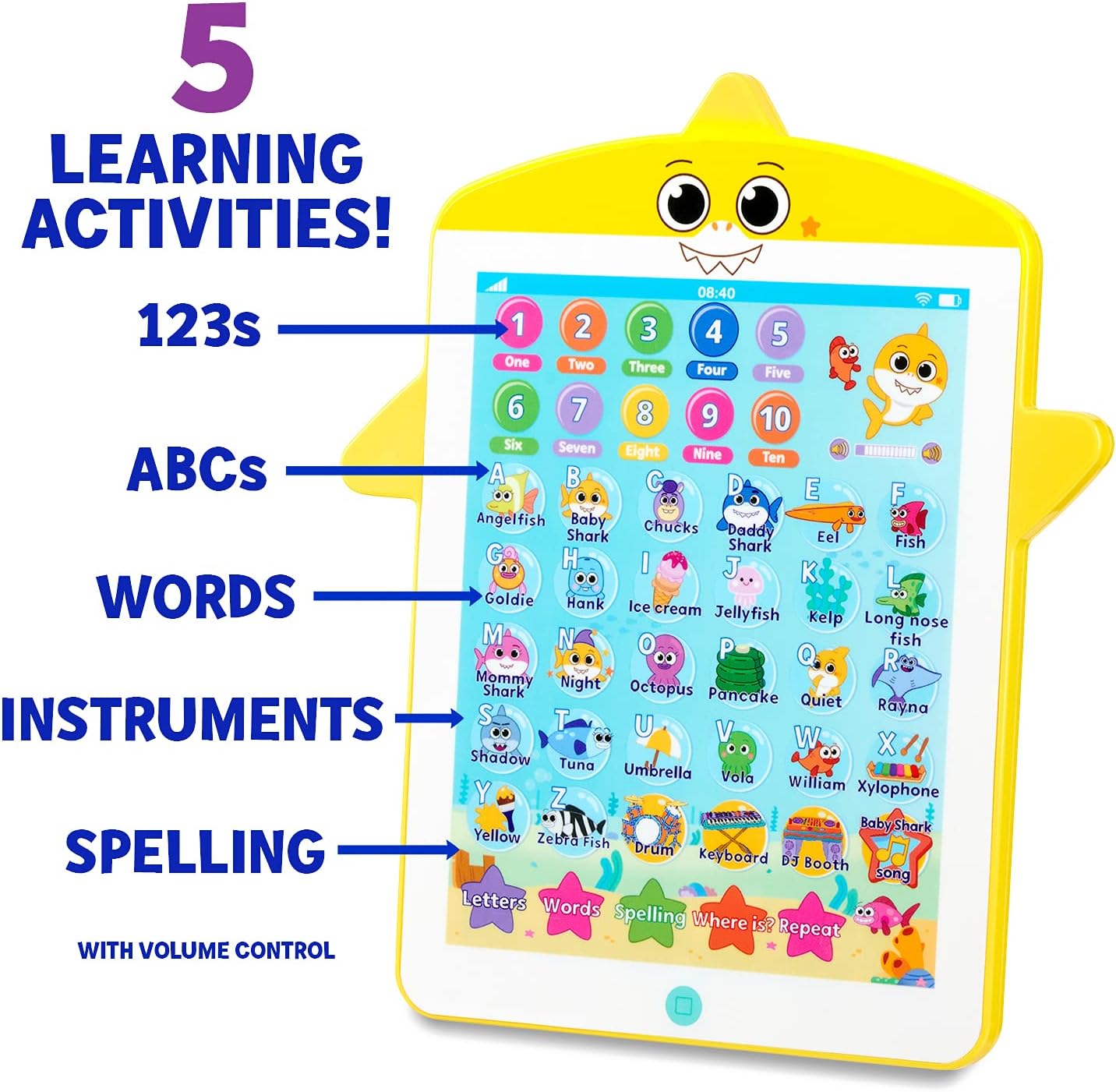 WowWee Baby Shark's Big Show! Kids Tablet
