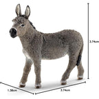 Schleich Farm World Realistic Donkey Animal Figurine