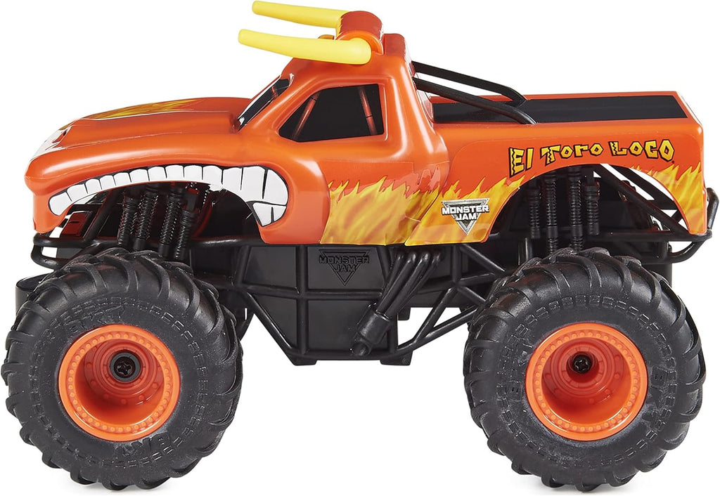 Monster Jam Official El Toro Loco Remote Control Monster Truck, 1:24 Scale