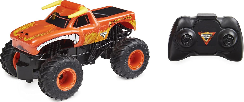 Monster Jam Official El Toro Loco Remote Control Monster Truck, 1:24 Scale