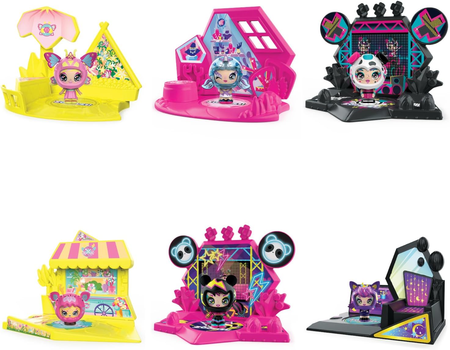 Zoobles Jouet - Pack 1 Zoobles Z-Girlz - Boules Magiques Colorées