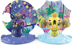 Zoobles Jouet - Pack 2 Zoobles Animaux - Boules Magiques Colorées