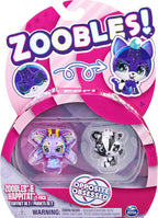 Zoobles Jouet - Pack 2 Zoobles Animaux - Boules Magiques Colorées