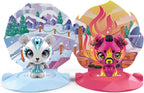 Zoobles Jouet - Pack 2 Zoobles Animaux - Boules Magiques Colorées