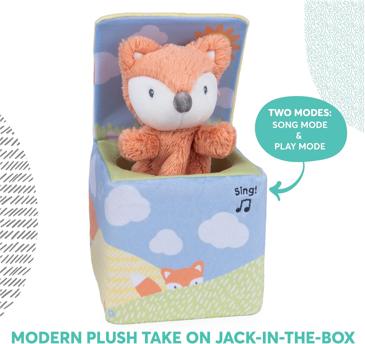 Baby GUND Fox in a Box, Animated Plush Activity Toy for Babies and Infants, Ages 0 and Up, Multicolor