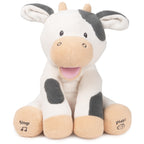 Baby GUND Buttermilk the Cow Animated Plush, Singing Stuffed Animal Sensory Toy, Sings Old MacDonald and Teaches Animal Sound
