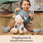 Baby GUND Buttermilk the Cow Animated Plush, Singing Stuffed Animal Sensory Toy, Sings Old MacDonald and Teaches Animal Sound