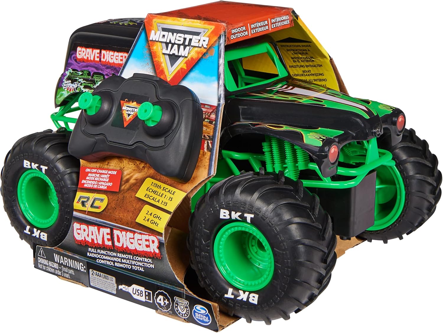 Monster Jam RC Truck 1:15 - Grave Digger