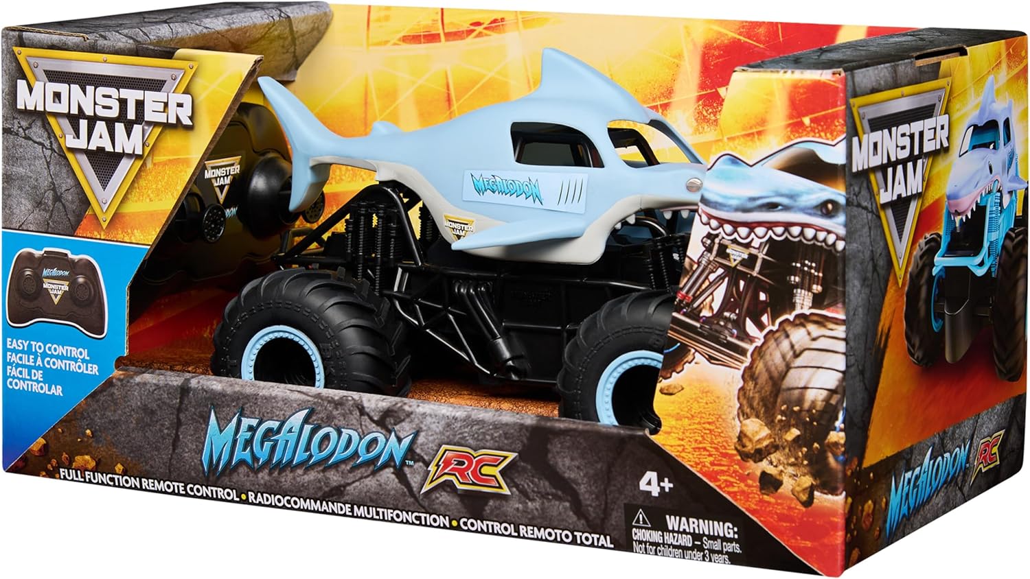 Monster Jam, Official Megalodon Remote Control Monster Truck