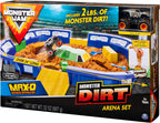 Monster Jam, Monster Dirt Arena 24-inch Playset with 2lbs of