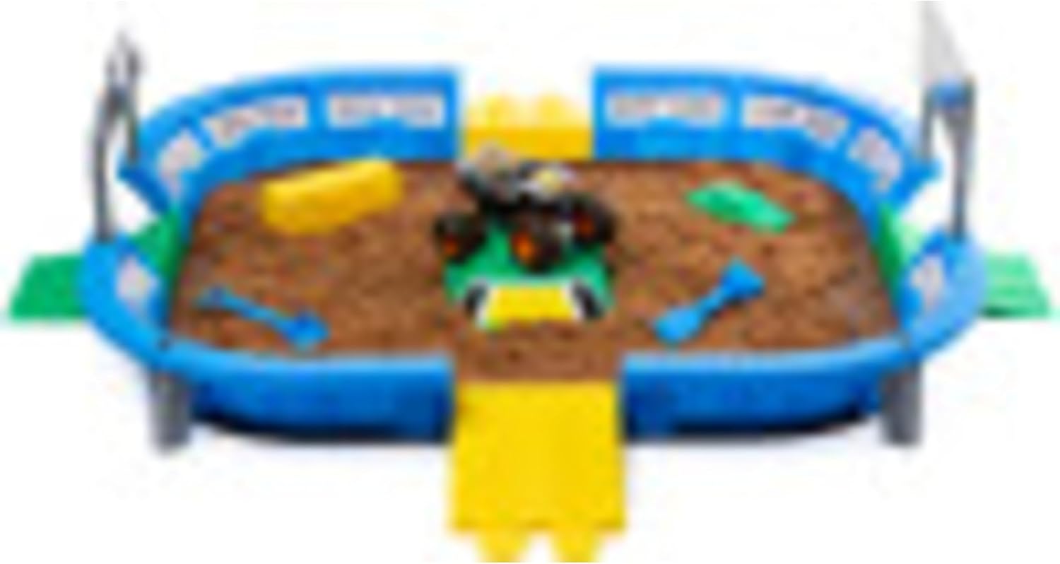 Monster Jam, Monster Dirt Arena 24-inch Playset with 2lbs of