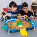 Monster Jam, Monster Dirt Arena 24-inch Playset with 2lbs of