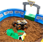 Monster Jam, Monster Dirt Arena 24-inch Playset with 2lbs of