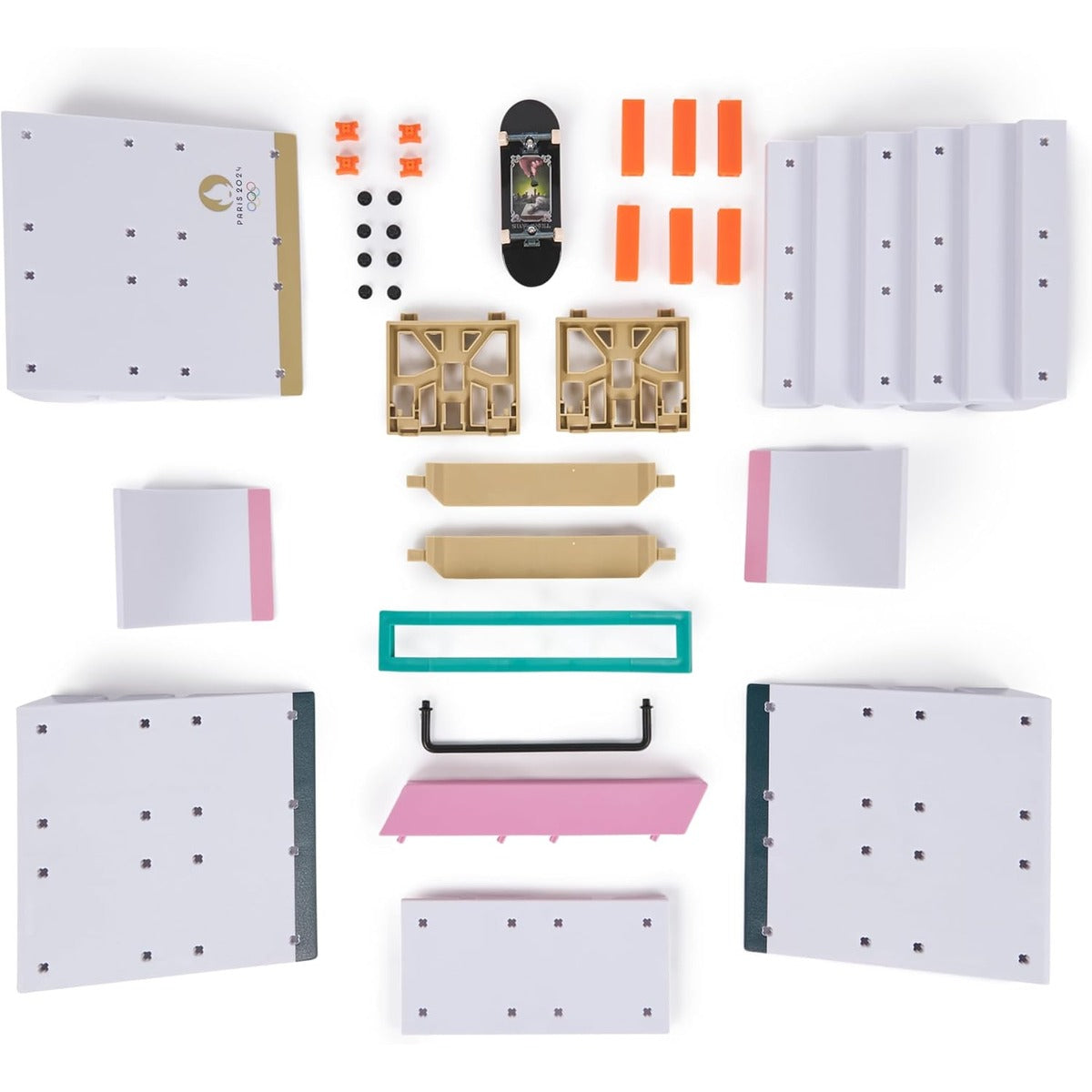 Tech Deck, Shane O'Neill's Olympic Games Paris 2024 Ramp Customizable X-Connect Park Creator Playset & Exclusive Fingerboard, Kids Toy for Ages 6+