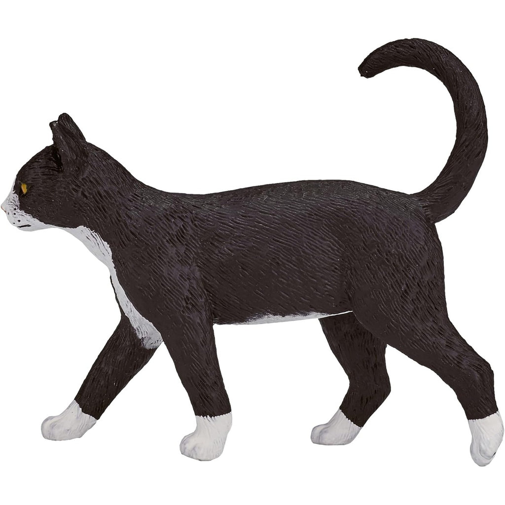 MOJO Cat Black & White Toy Figure