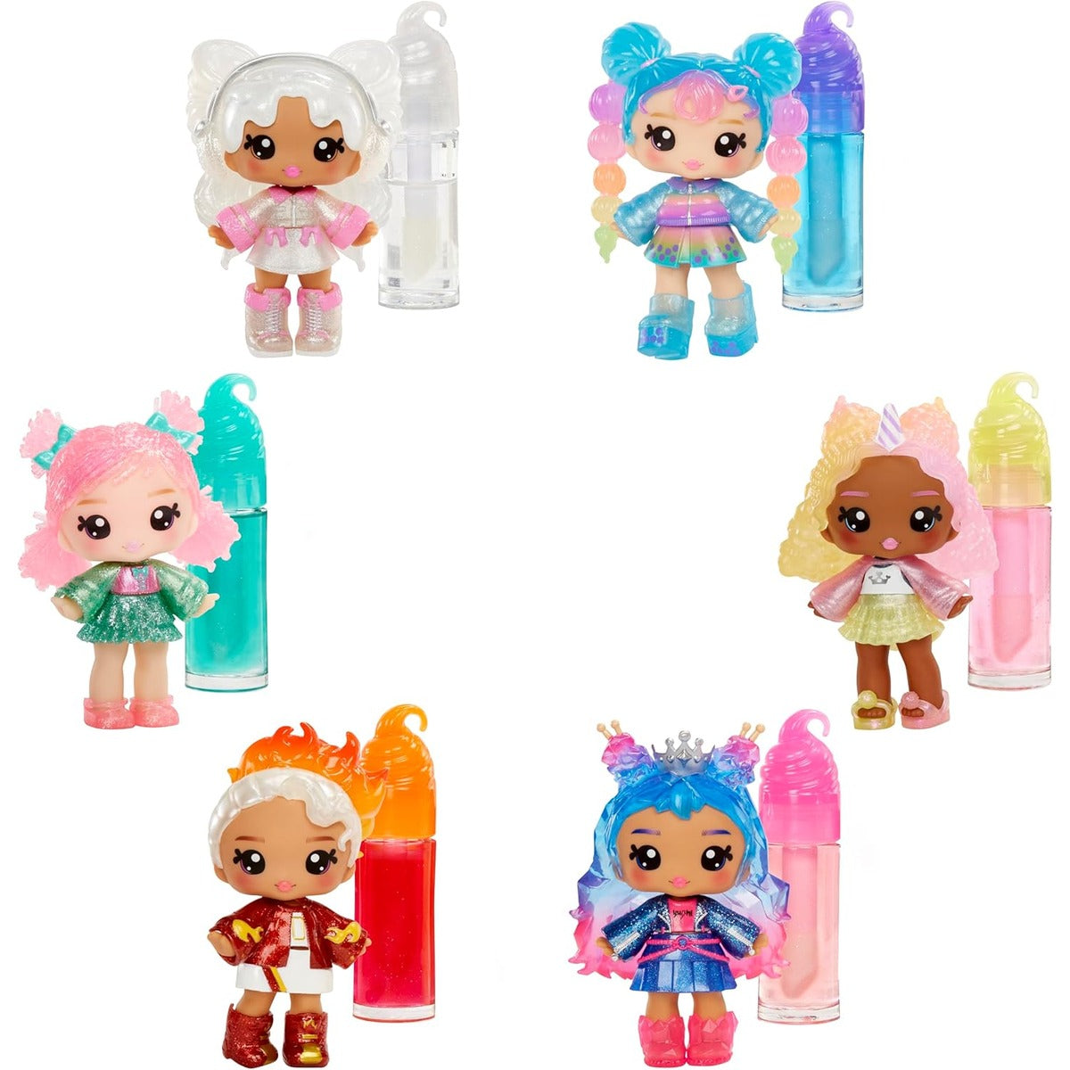 Yummiland Lip Gloss Doll - Britney Boba - Includes DIY Lip Gloss Kit, Suitable for Ages 4 and Up