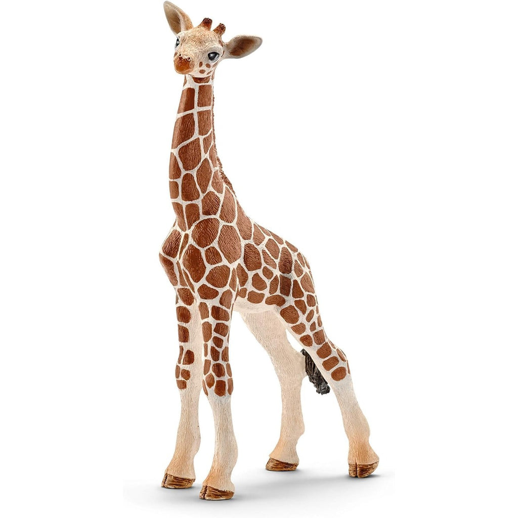 Schleich Wild Life Giraffe Calf Animal Figurine - Realistic and Highly Detailed Baby Giraffe Toy Figure, Fun and Educational Play for Boys and Girls, Gift for Kids Ages 3+