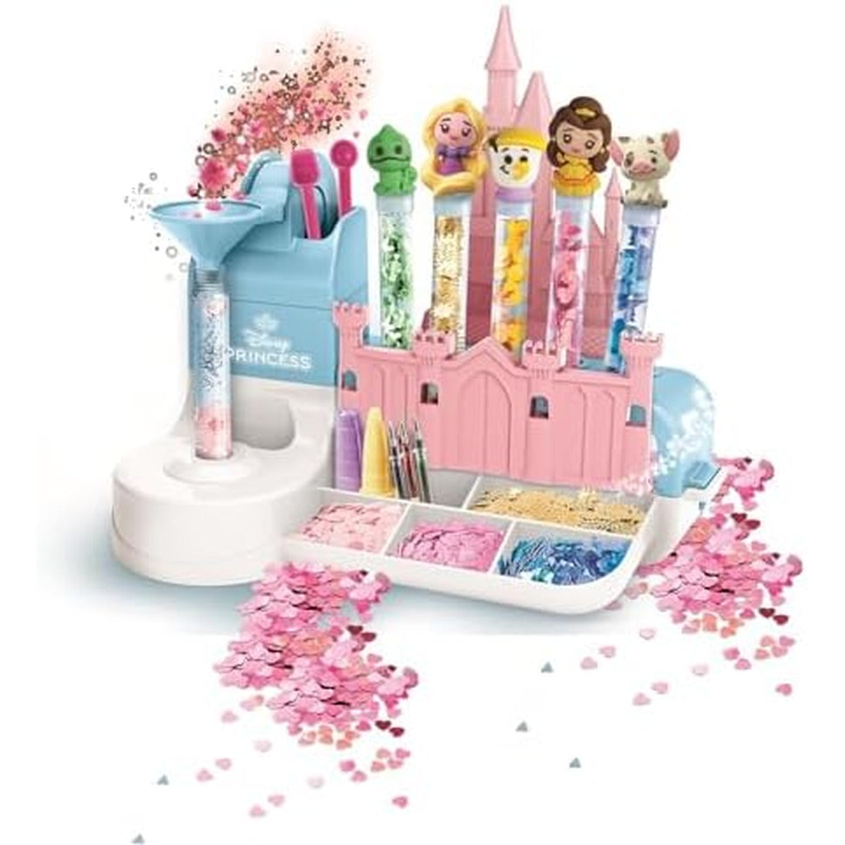 Clementoni Idea My Pen Atelier Disney Princess - DIY Pen Set with Pens, Figures, Decorations & Stickers - Creative Toy & Gift Set for Children from 6 Years, 18202