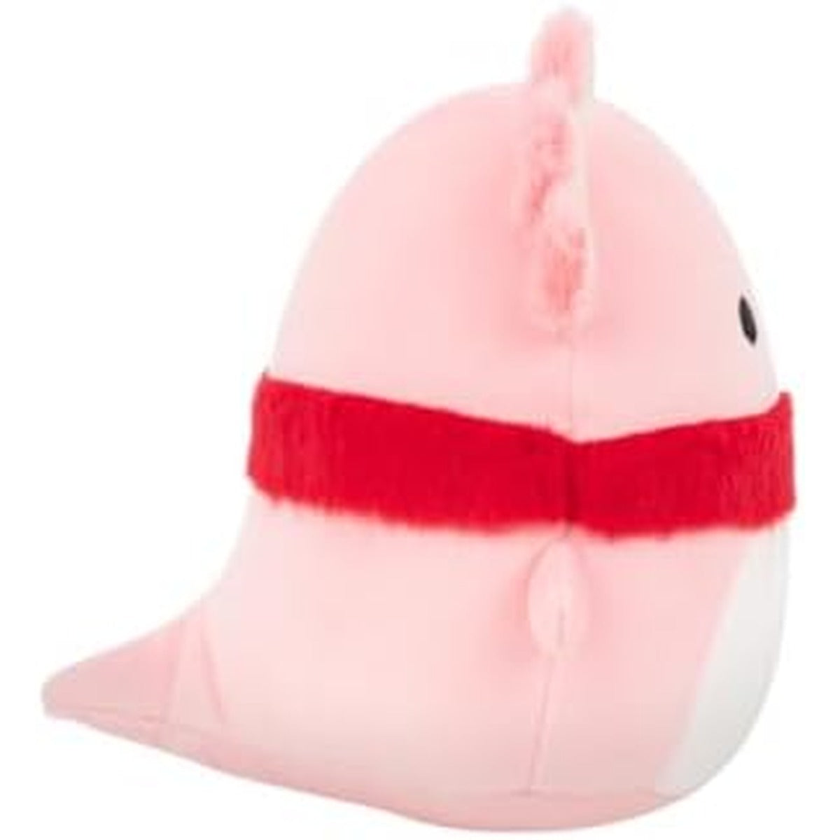 Squishmallows the Pink Axolotl with Fuzzy Scarf