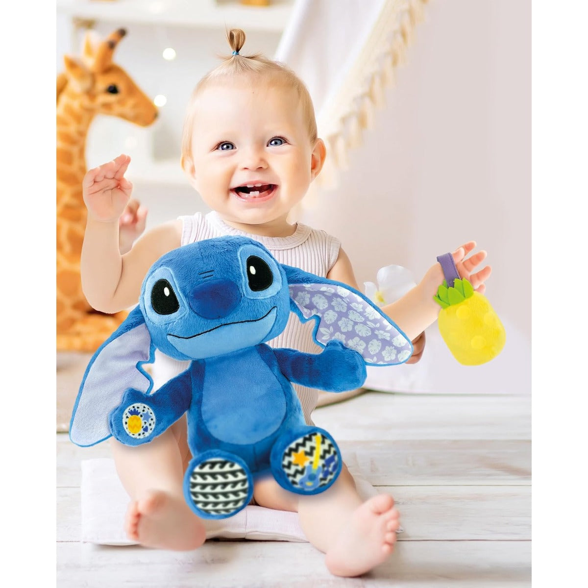 Clementoni Disney Stitch Grow with Me Plush Interactive Talking Stitch