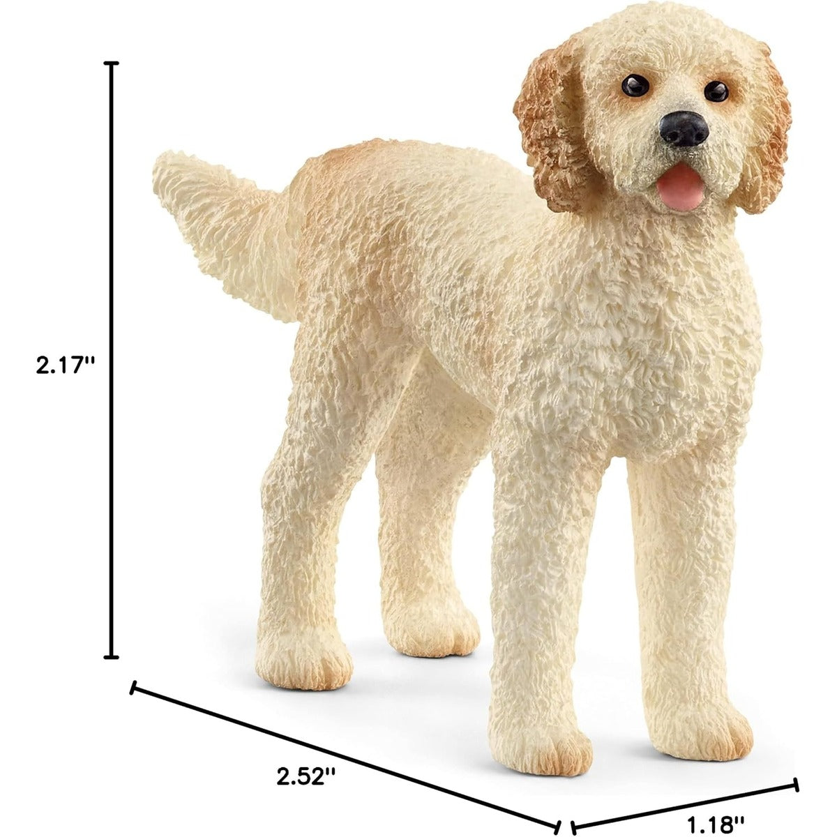 Schleich Farm World Goldendoodle Dog Figurine
