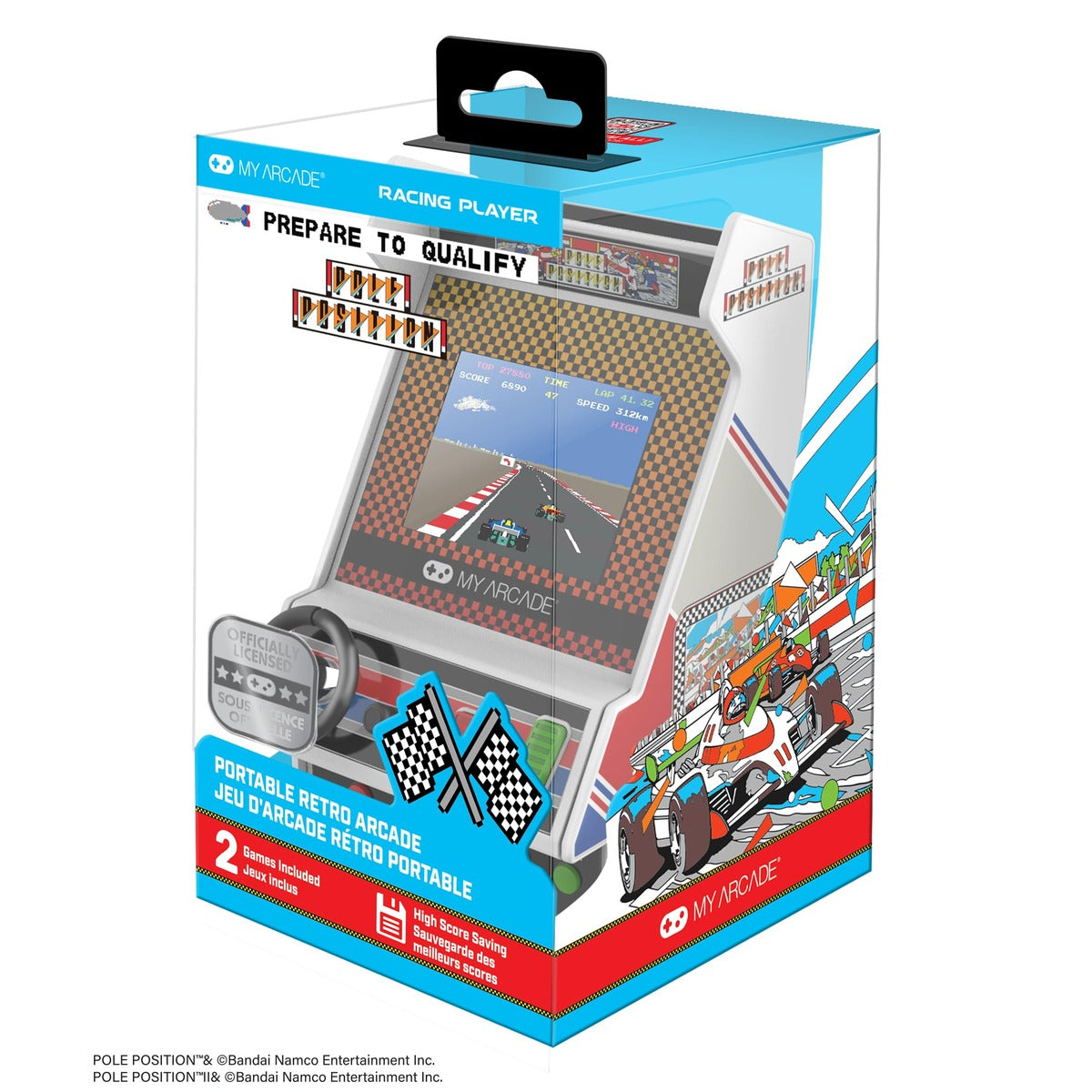 My Arcade Pole Position Racing Player: Retro Mini Arcade Game Console