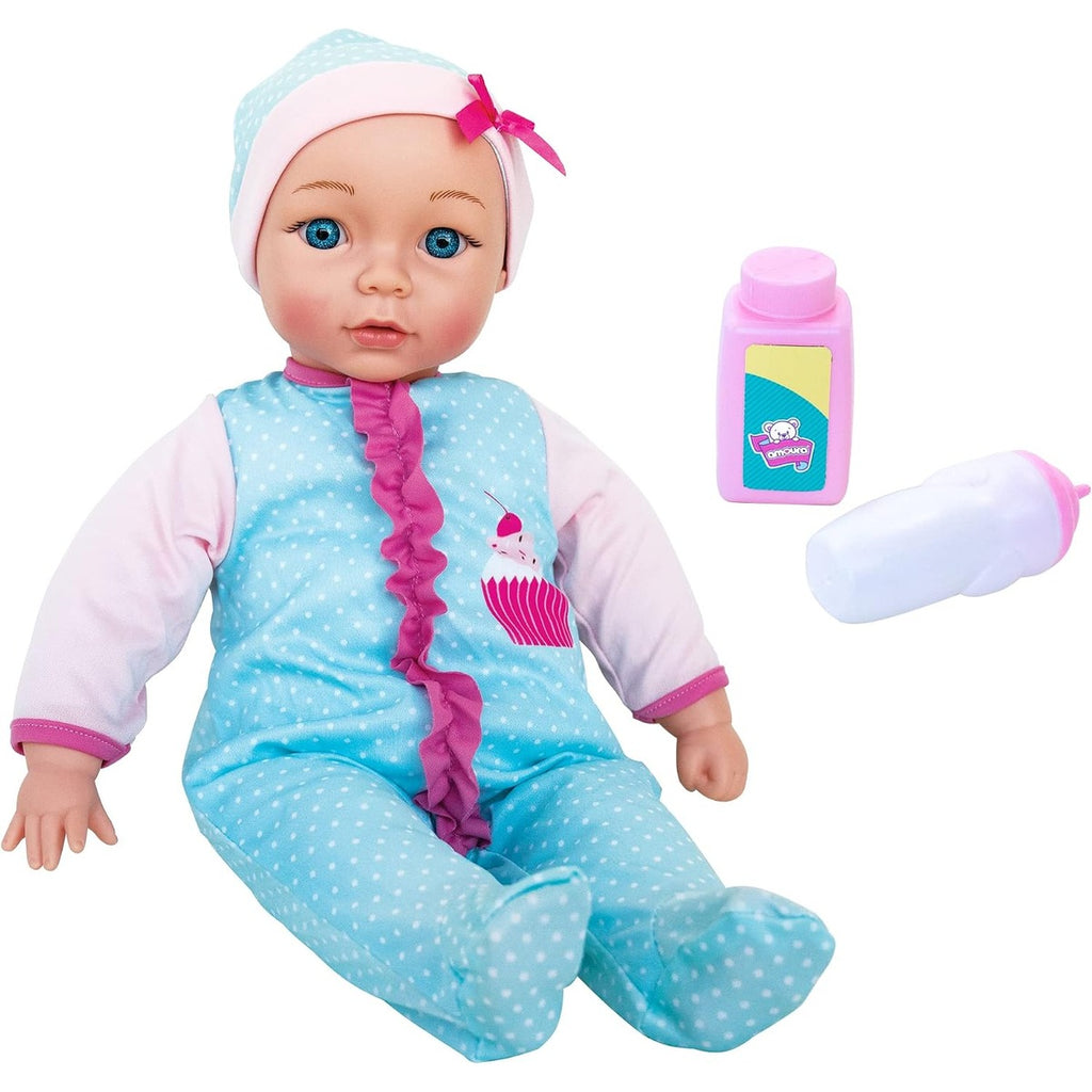 Hayati Baby Amoura Cuddle Baby Doll Battery Operated 19-Inches