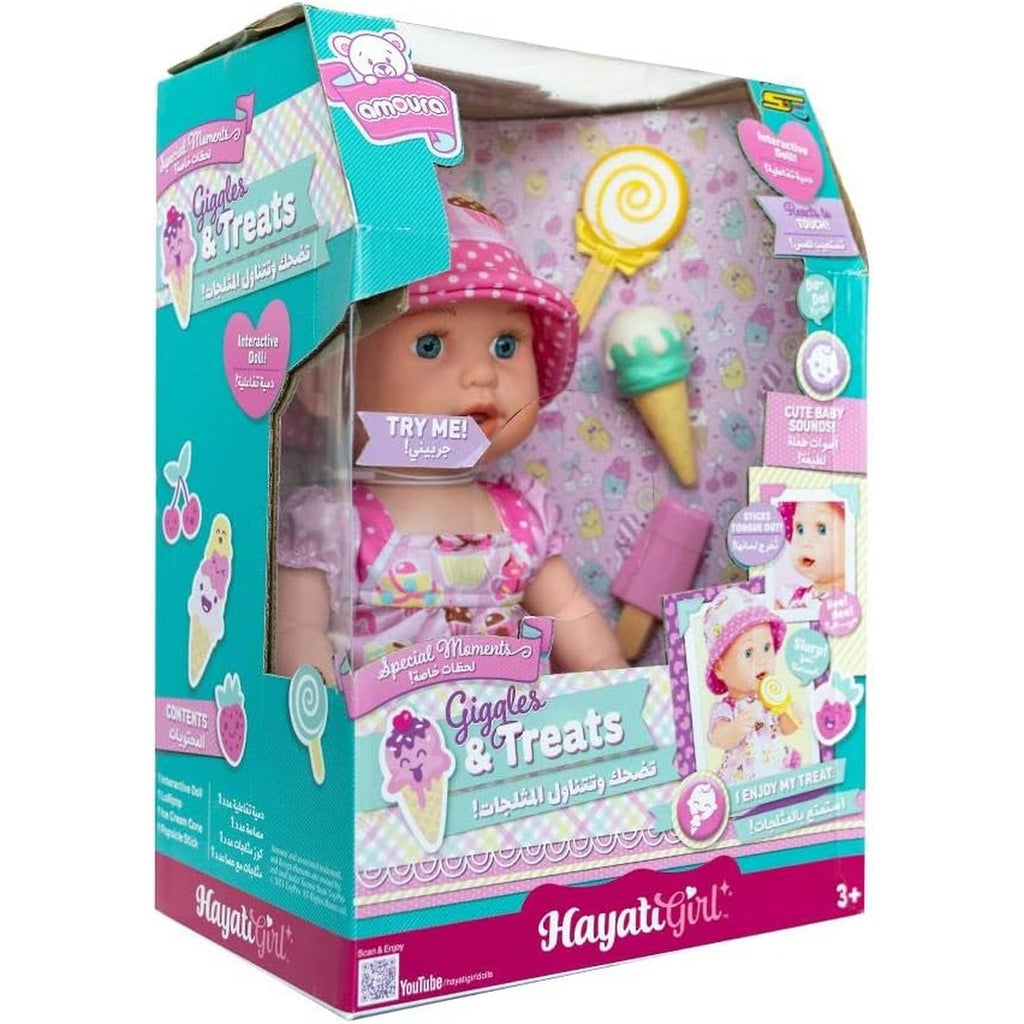 Hayati Baby Amoura Giggle & Treats 16 Inches, Multicolor, 1591