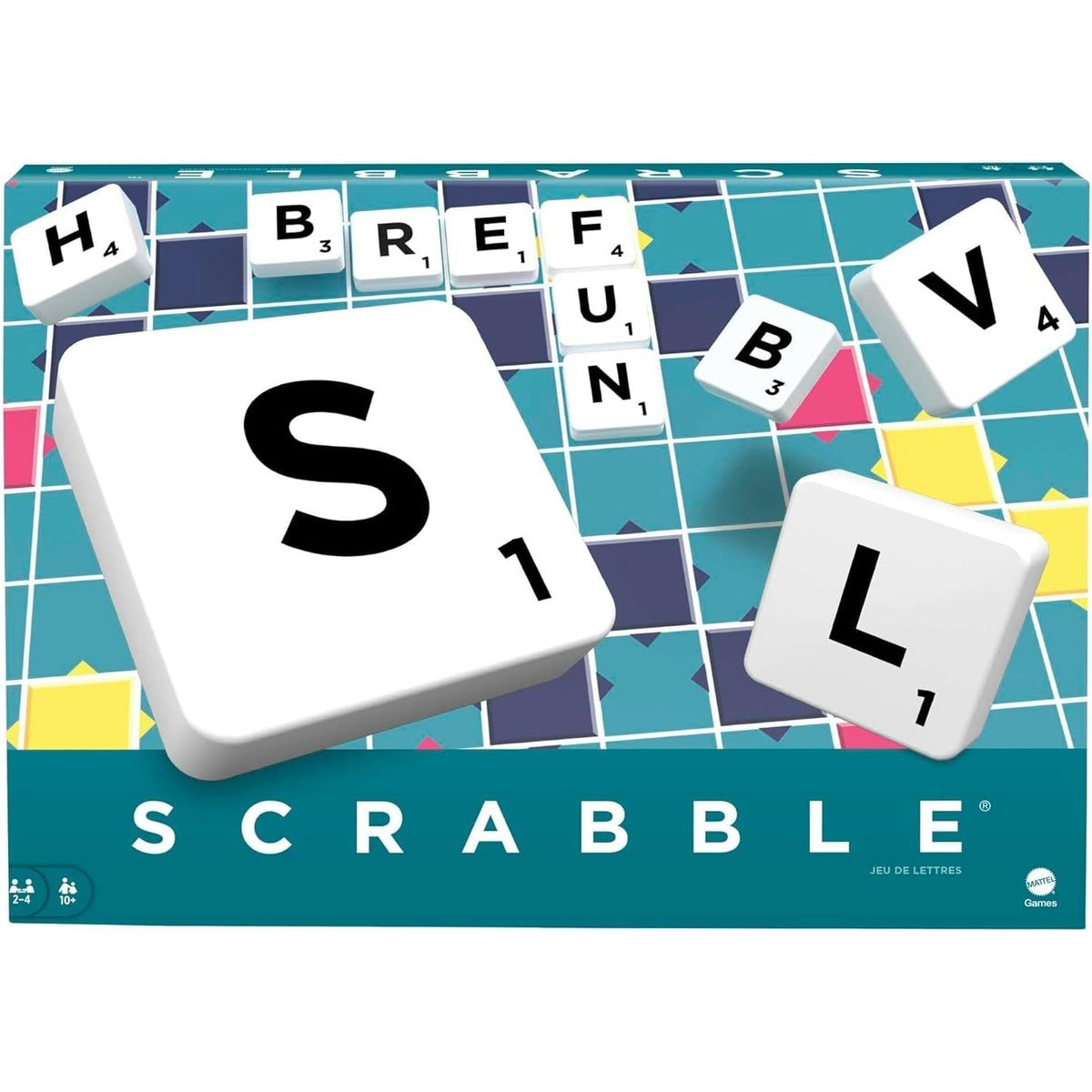 Mattel Games Scrabble Original - Crosswords Board game ITALIAN VERSION, Y9595